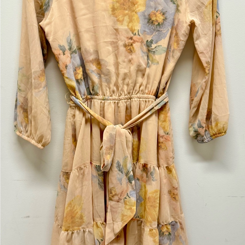 Lauren Ralph Lauren Georgette Ruffle Mini Dress - Picture 4 of 5